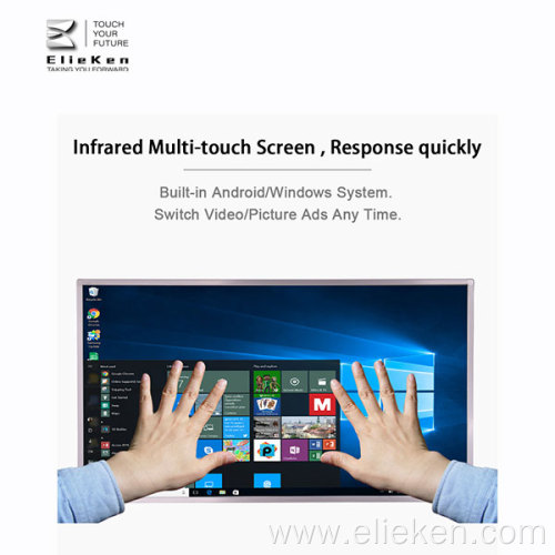 Wall-mounted touch screen 32 inch